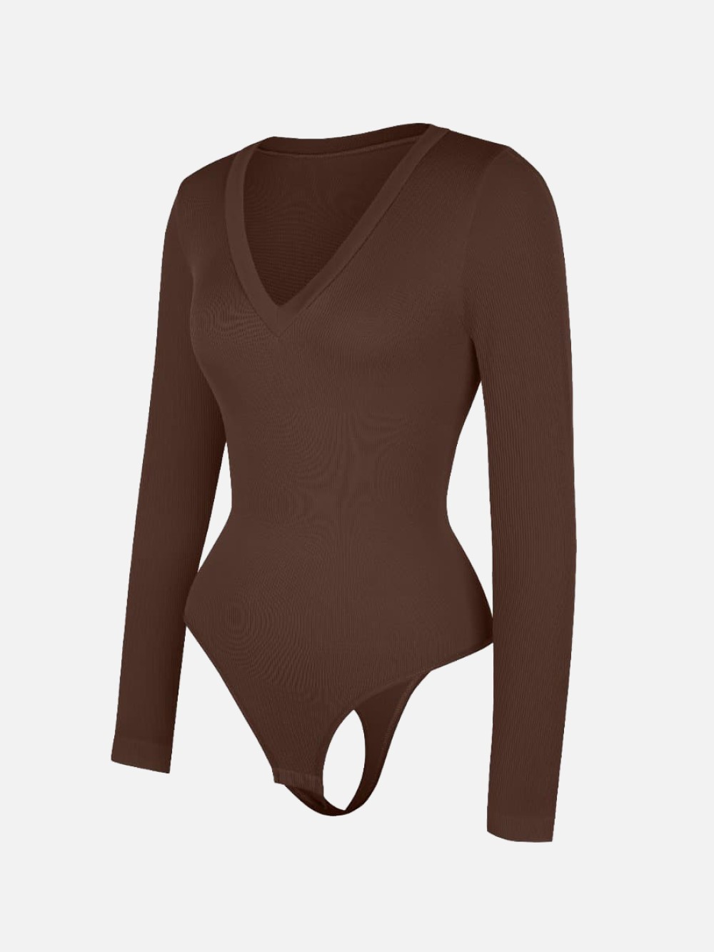 Seamless Long Sleeved Waist Shaping Tummy Control Bodysuit