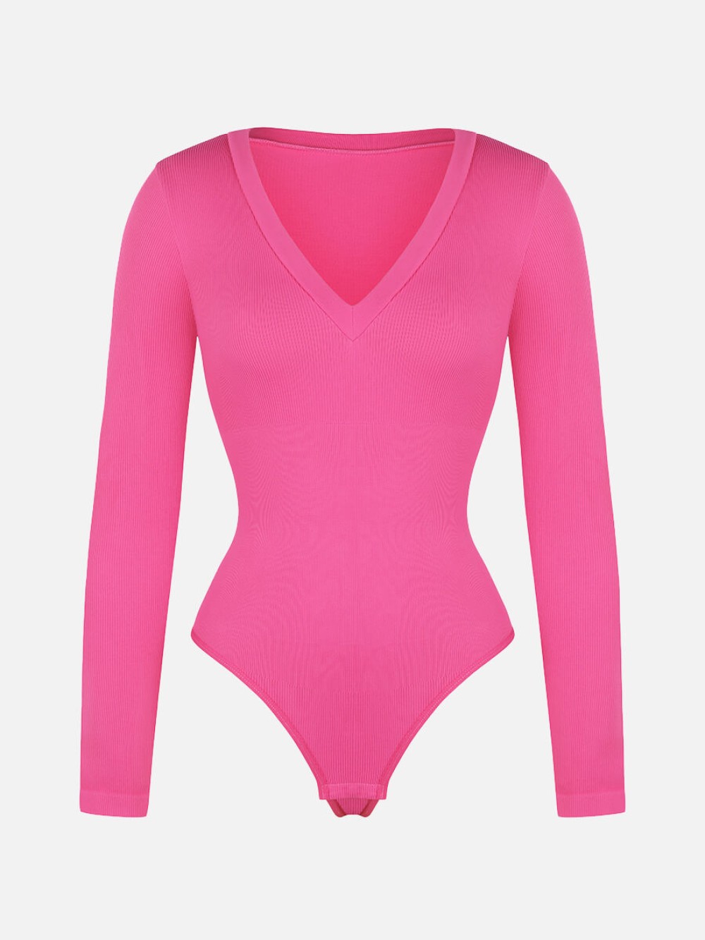 V-neck Waist Shaping Tummy Control Seamless Bodysuit