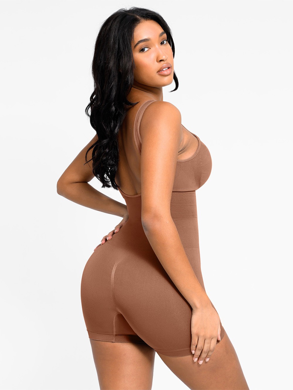 Seamless Sexy U Back Shape Shapewear with Removable Cups for Women