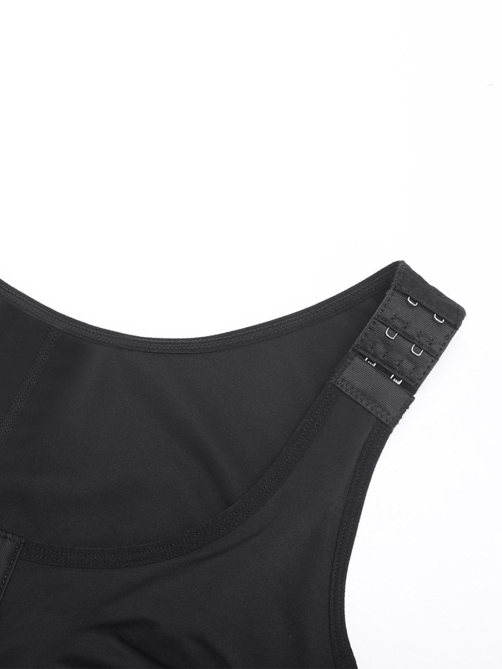 Post-Operative Breast-Covering Side-Zip One-Piece Bodysuit