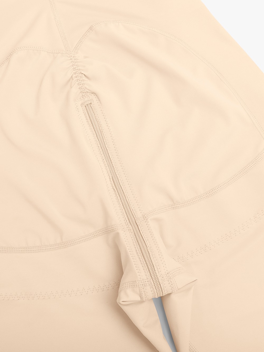 Fashion Post-Operative Breast-Covering Side-Zip One-Piece Bodysuit