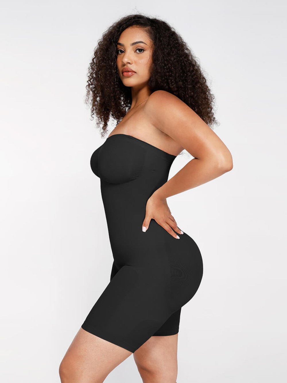 Fashion Seamless Sculpt Strapless Shortie Butt Lift Shapewear