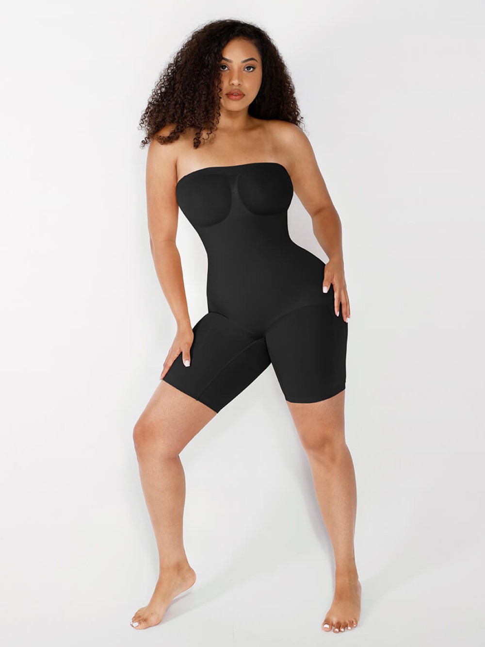 Fashion Seamless Sculpt Strapless Shortie Butt Lift Shapewear