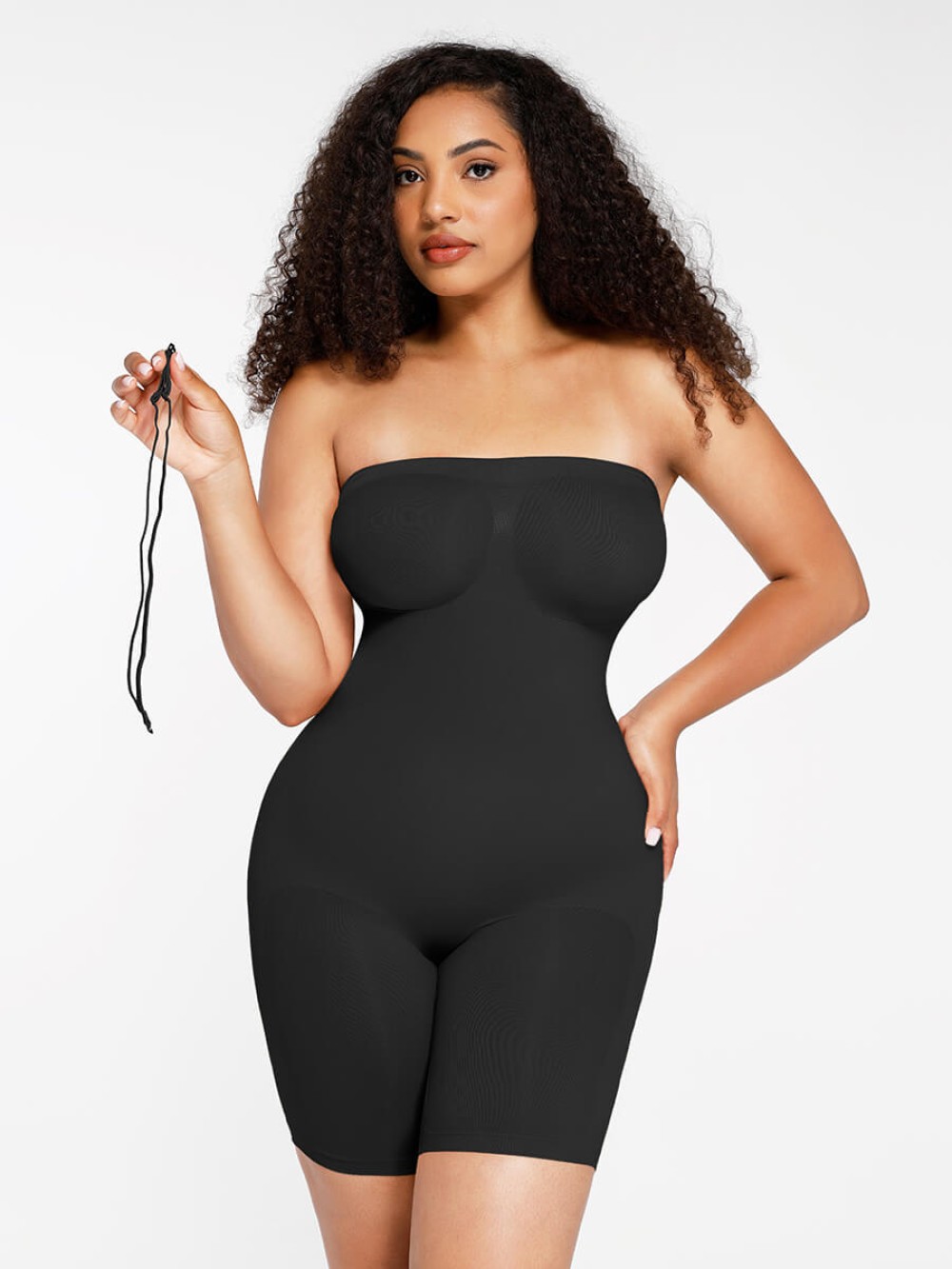 Fashion Seamless Sculpt Strapless Shortie Butt Lift Shapewear