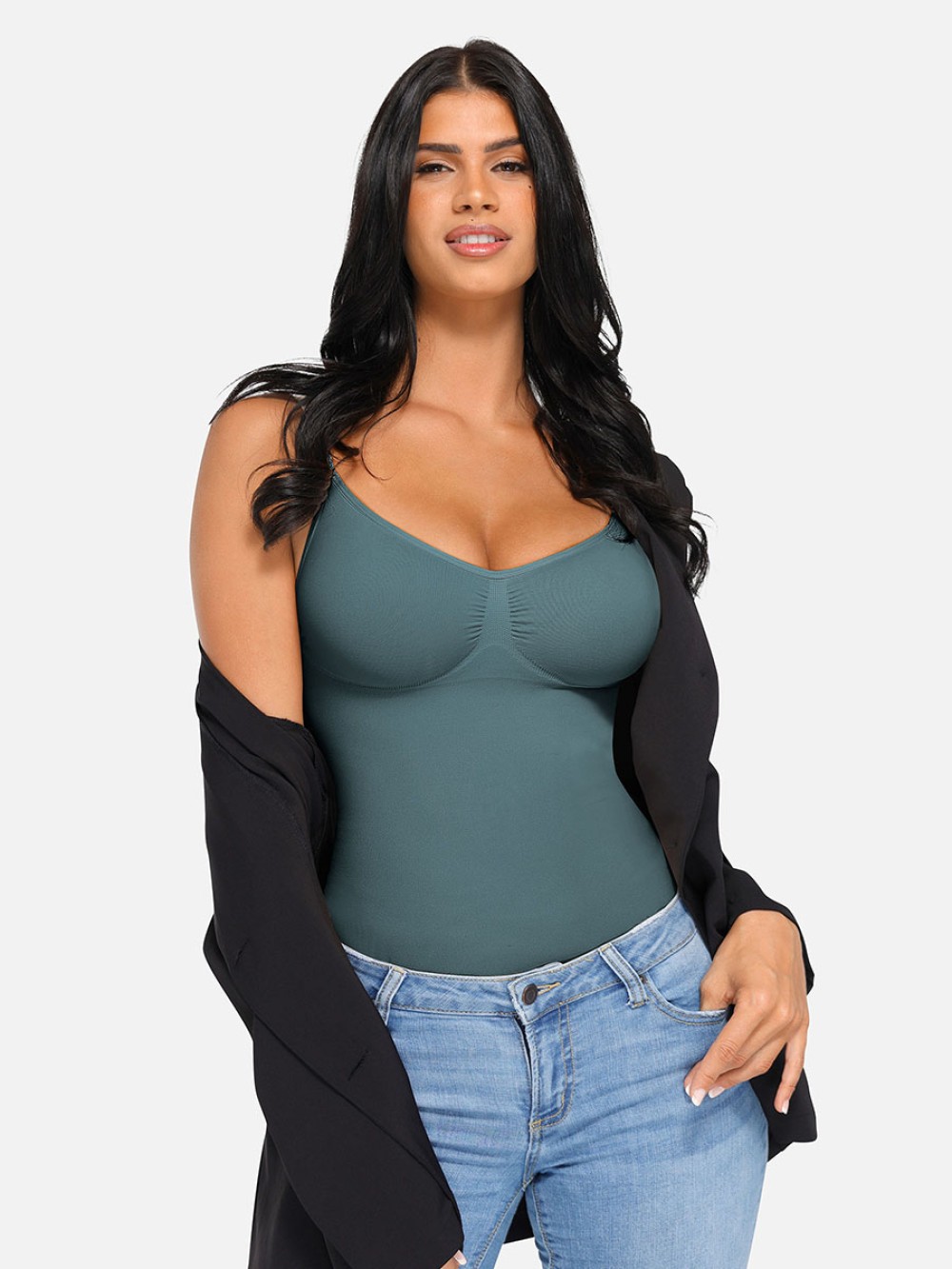 Bust Support Seamless Waist and Abdomen Control Shape Tank Top