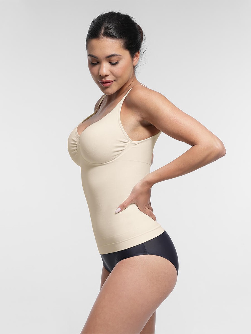 Women Seamless Bust Support Waist and Abdomen Control Shape Tank Top