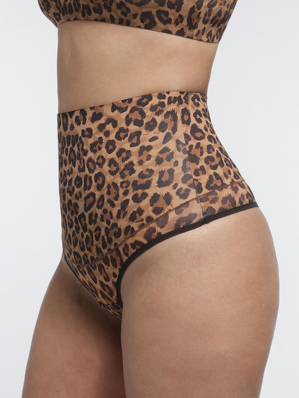 High Waist Tummy Control Thong Shapewear Panties