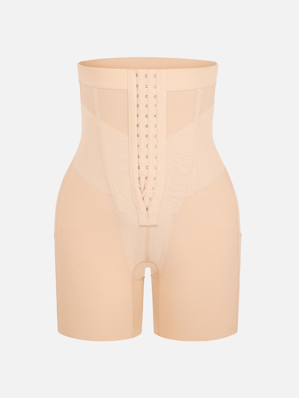 High-Waisted Shaping Briefs Breathable Mesh Waist & Abdomen Control Butt Lifter