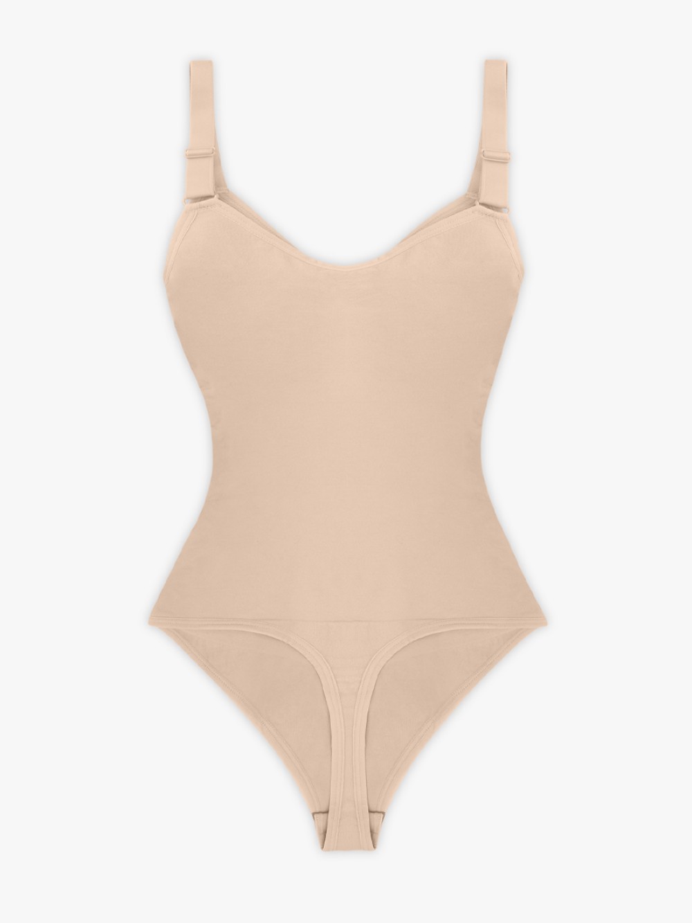 Seamless Sweetheart Neck Chest Support Tummy Control Bodysuit