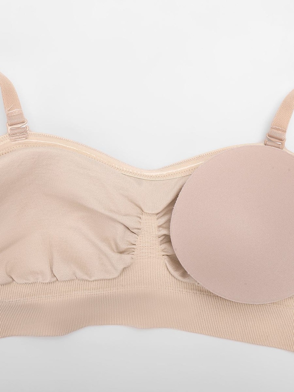 Strapless Seamless Lift Bra with Adjustable 3-Row Hooks