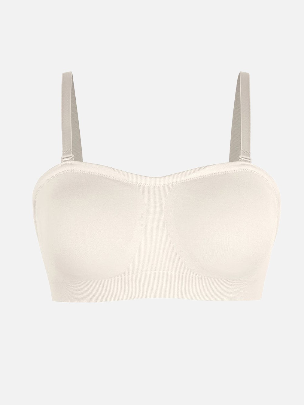 Seamless  Strapless Lift Bra with Soft Comfort & Adjustable 3-Row Hooks