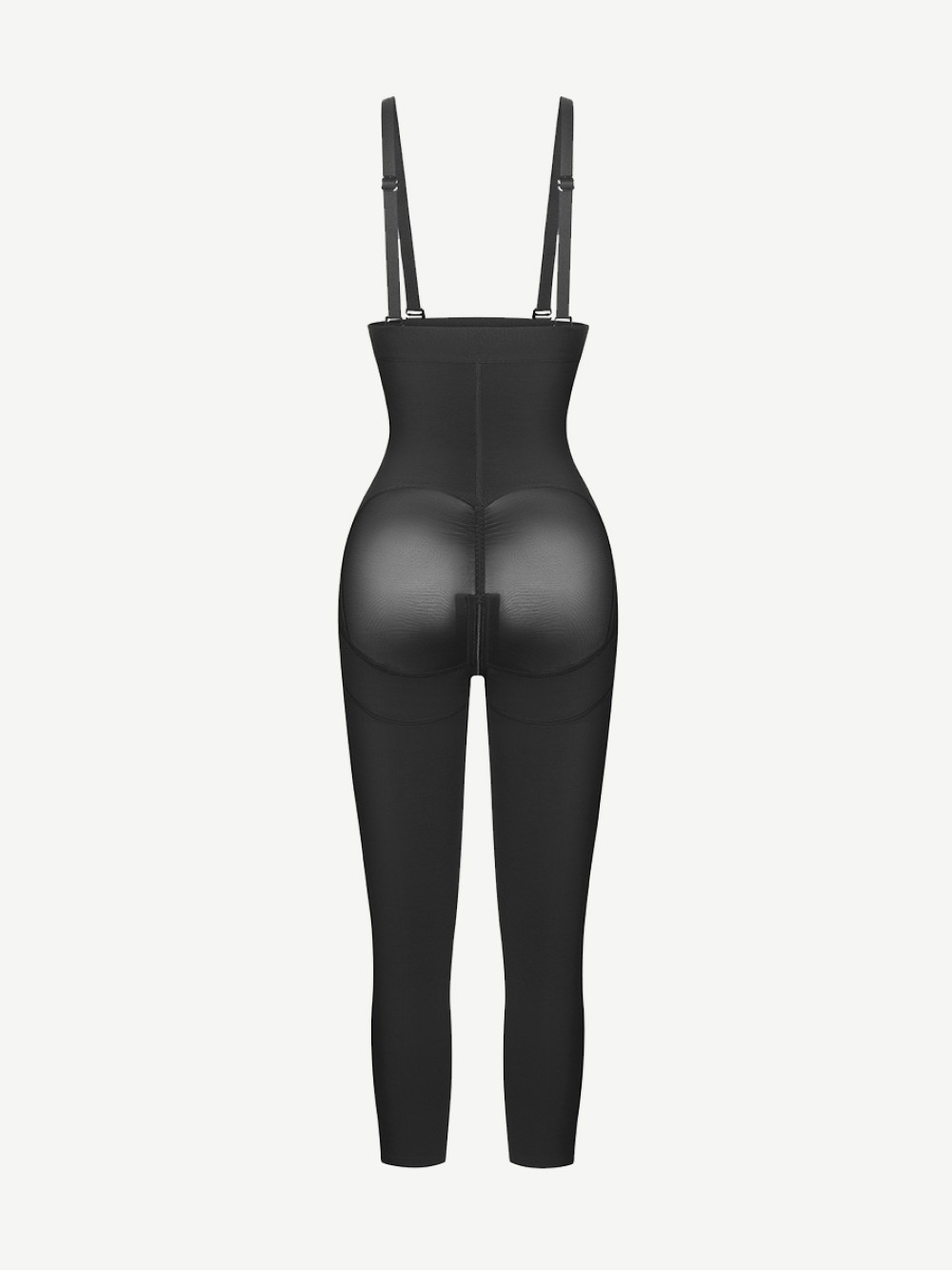 Latex Open Bust Tummy Control Shapewear with Adjustable Straps