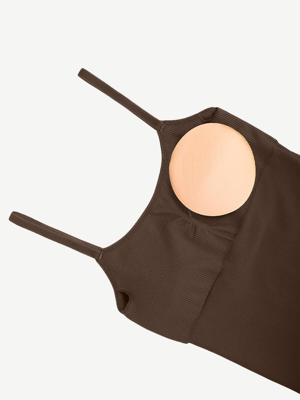 Fashion Seamless Sling Tummy Control Jumpsuit Removable cup pads