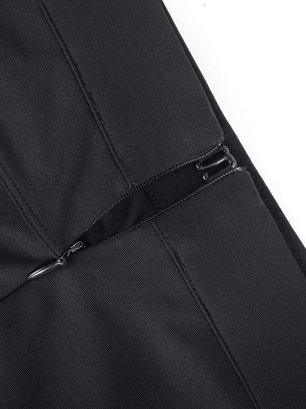 Fashion Waist Trimming Straight-leg pants with Built-in Shaping Shorts