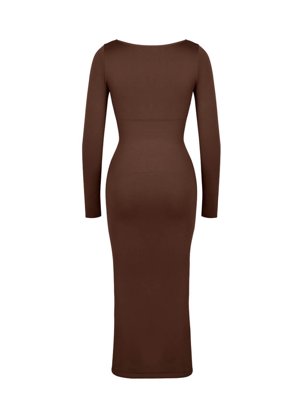 Seamless Bust Support Tummy Control High Side Slit Shaping Dress
