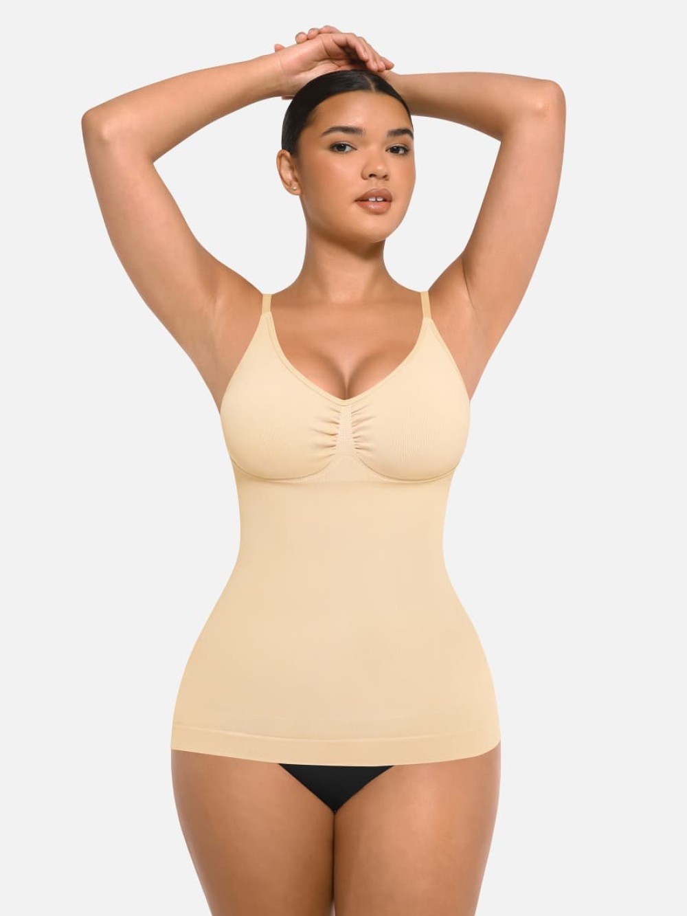 Seamless Bust Support Waist and Abdomen Control Shape Tank Top for Women