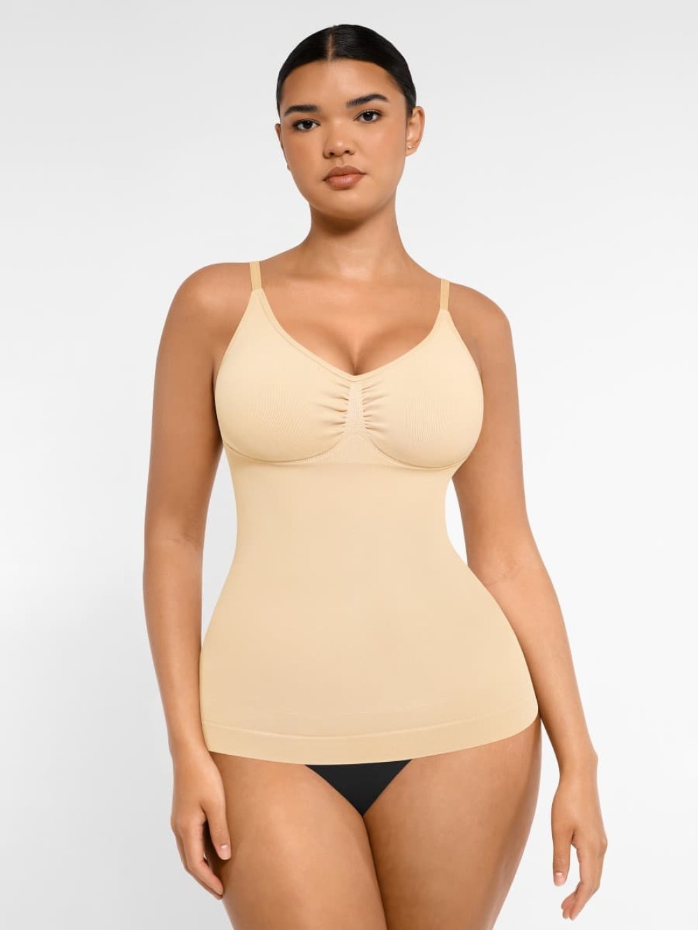 Seamless Bust Support Waist and Abdomen Control Shape Tank Top for Women