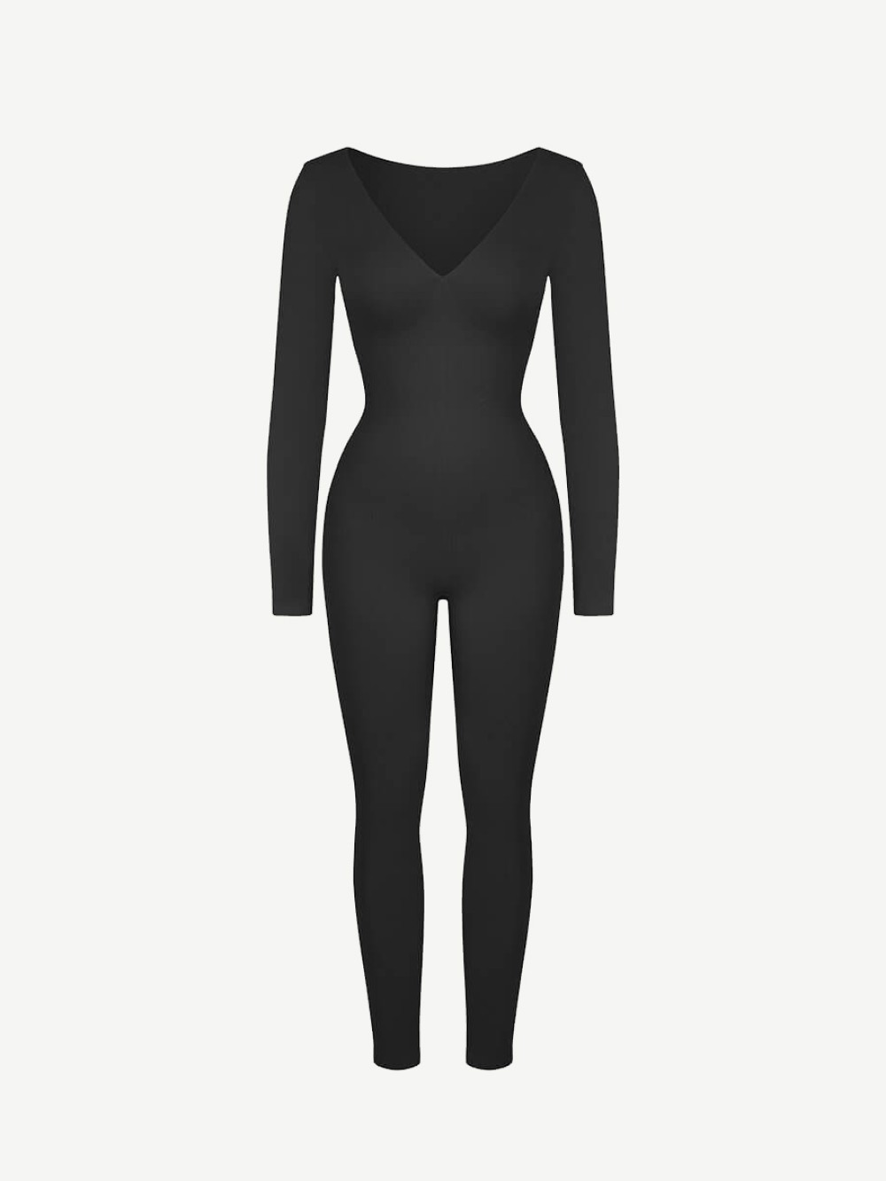 Seamless Deep V Tummy Control Waist Cinching Catsuit