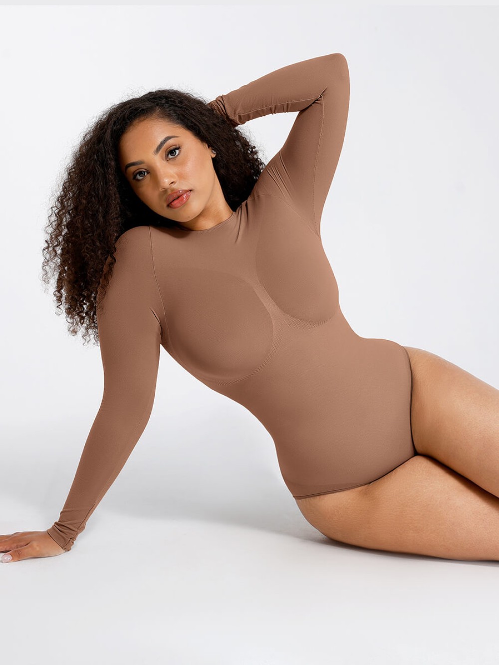 Seamless Waist Cinching Tummy Control Bust Support Shapewear Bodysuit