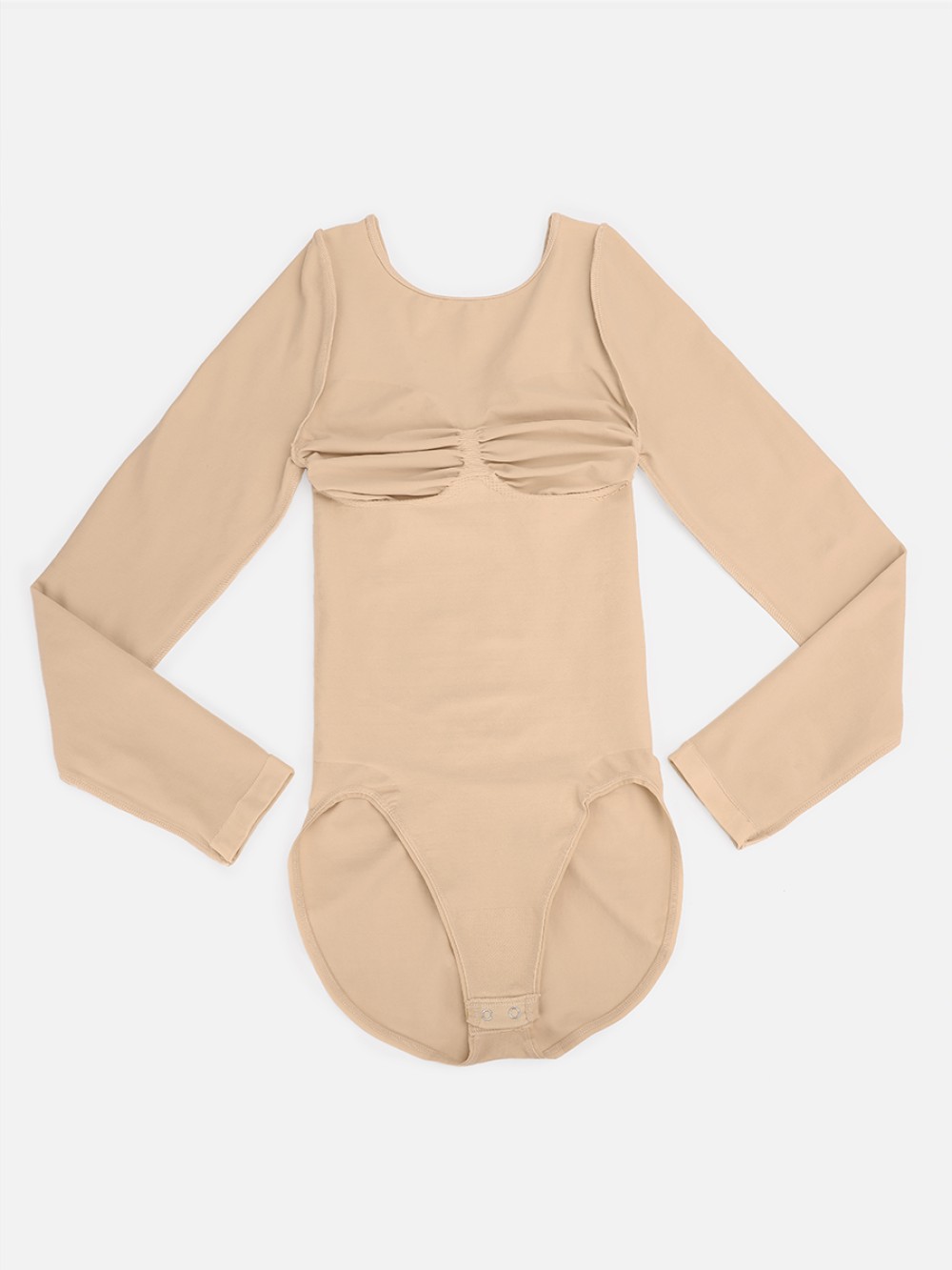 Seamless Waist Cinching Tummy Control Bust Support Bodysuit
