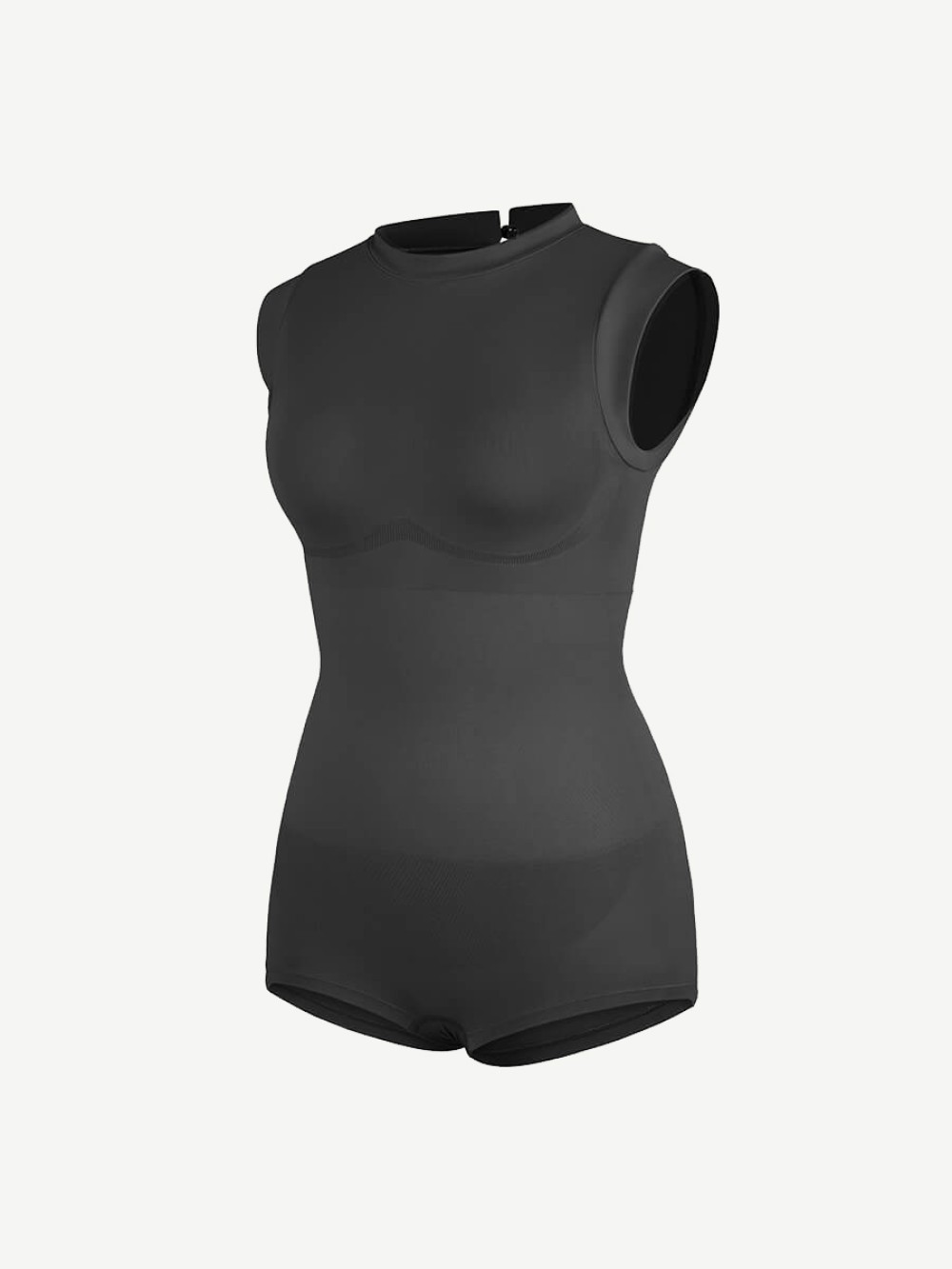 Seamless Cap Sleeve Waist and Abdomen Shaping Shapewear Bodysuit