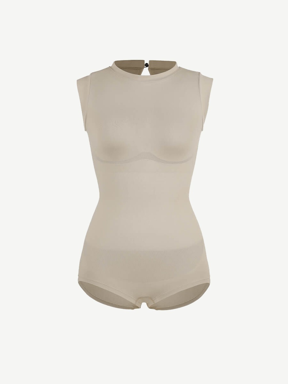 Seamless Cap Sleeve Waist and Abdomen Shaping Bodysuit