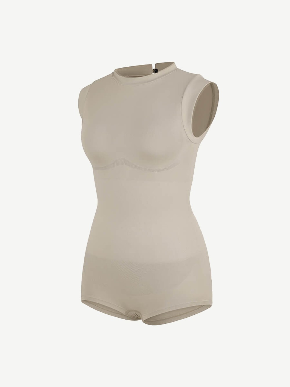 Seamless Cap Sleeve Waist and Abdomen Shaping Bodysuit