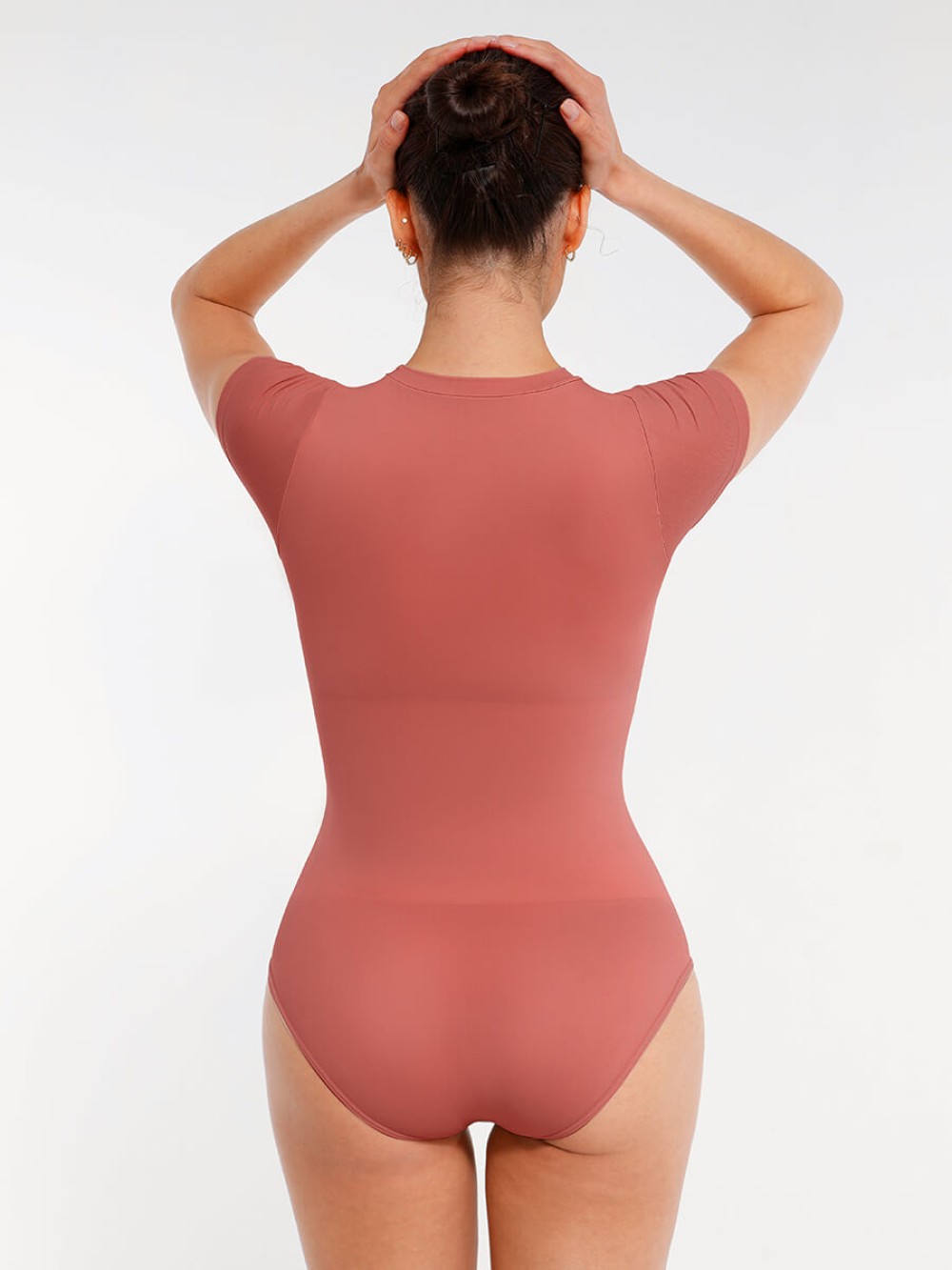 Fashion Seamless Short Sleeve Waist and abdomen Shaping Hip briefs Bodysuit