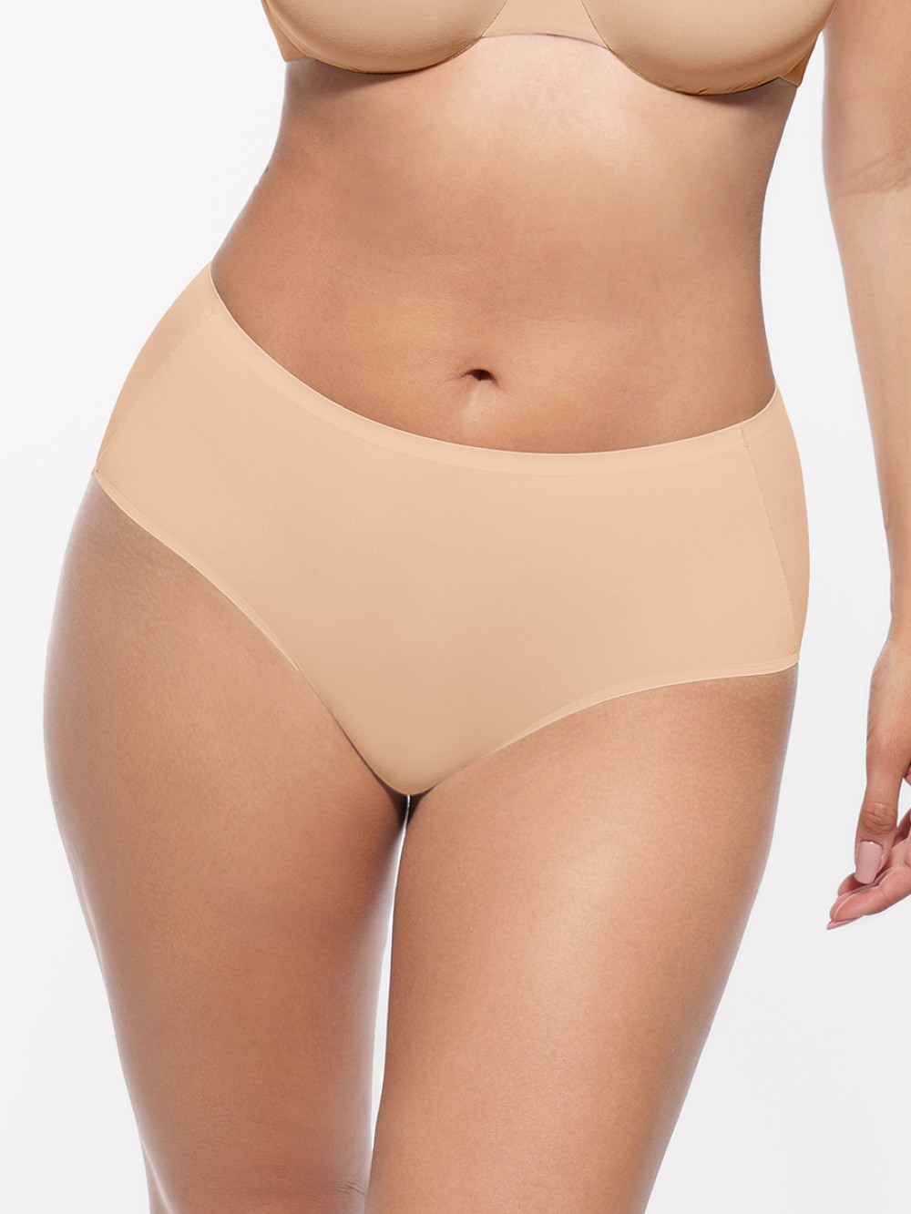 Wholesale Cloud Like Mid Waist 360° 4-Way Stretch Daily Panties