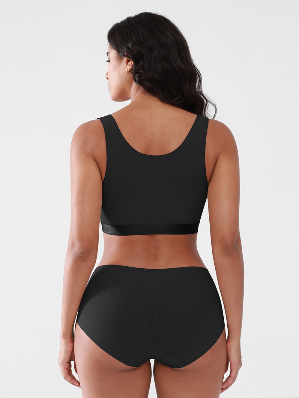 Post Surgery Bra Highly Breathable Front Closure Compression Mastectomy Bra