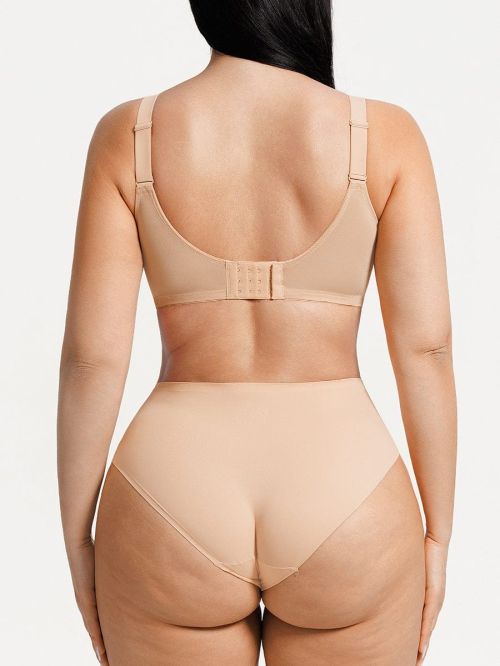 Minimizing Bra Full Coverage Unlined Side Support Underwire Smooth Back