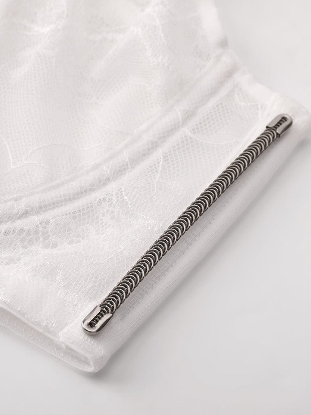 Minimizing Bra Lace Mesh Side Support Underwire Smooth Back