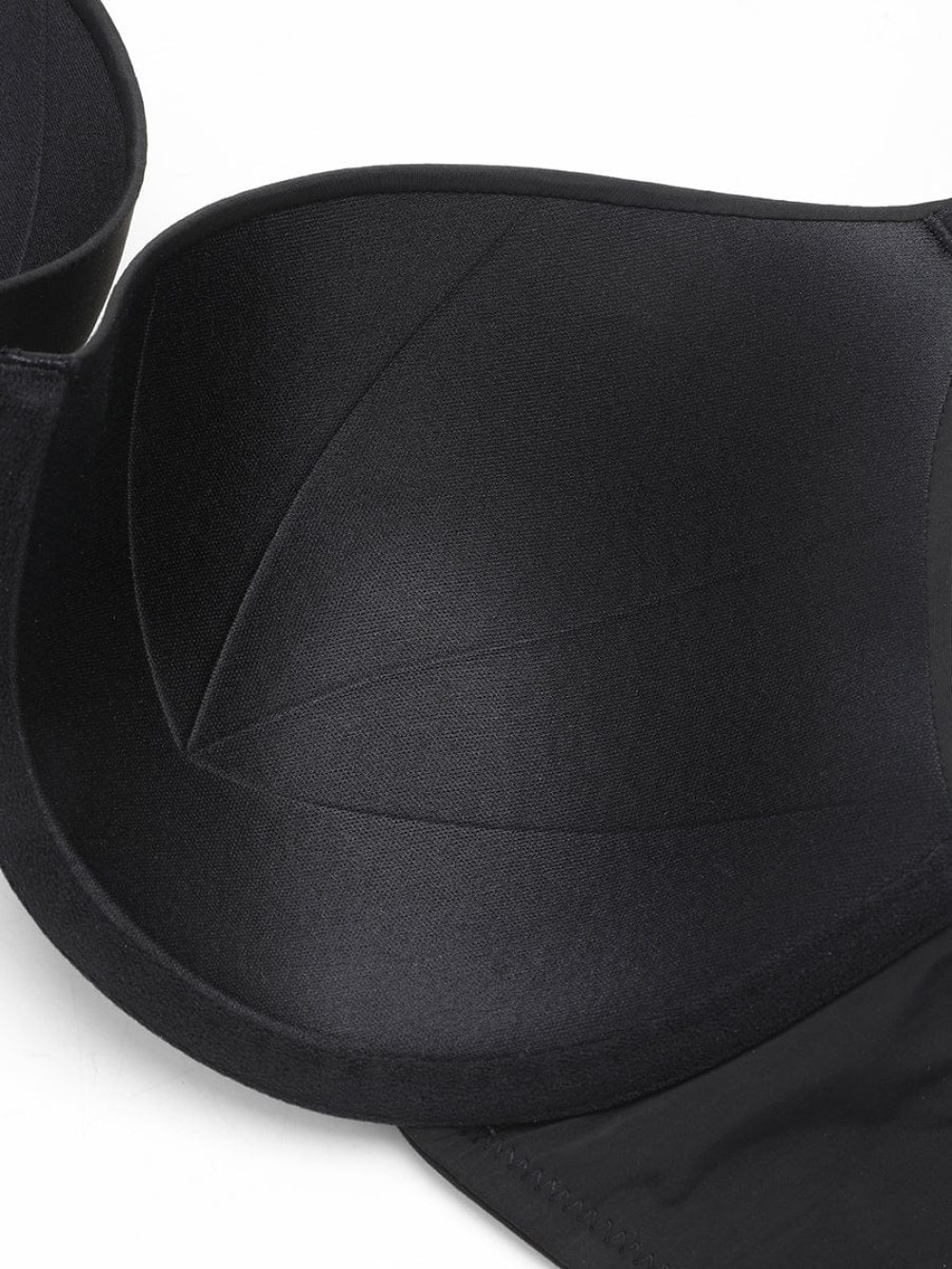 Seamless Underwire T Shirt Push Up Demi Bra with Adjustable Shoulder Strap