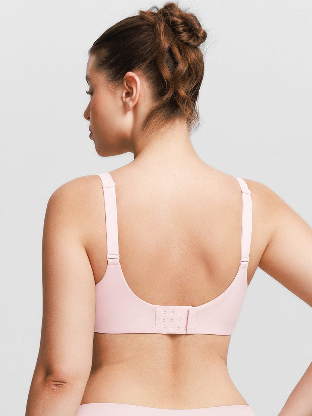 Seamless Underwire T-Shirt Push Up Demi Bra with Adjustable Shoulder Strap