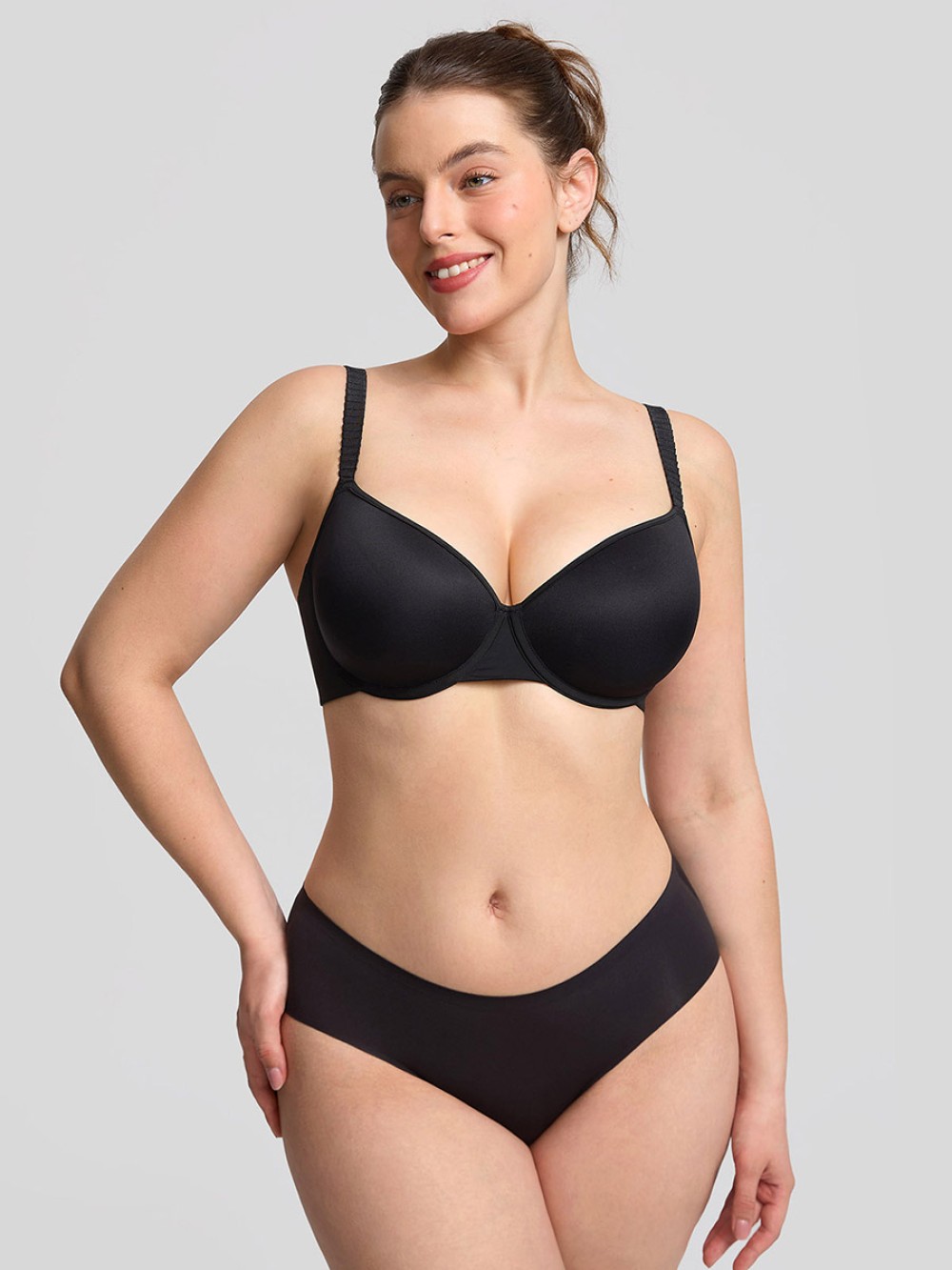 Underwire Naked Memory Foam Demi T-Shirt Bra