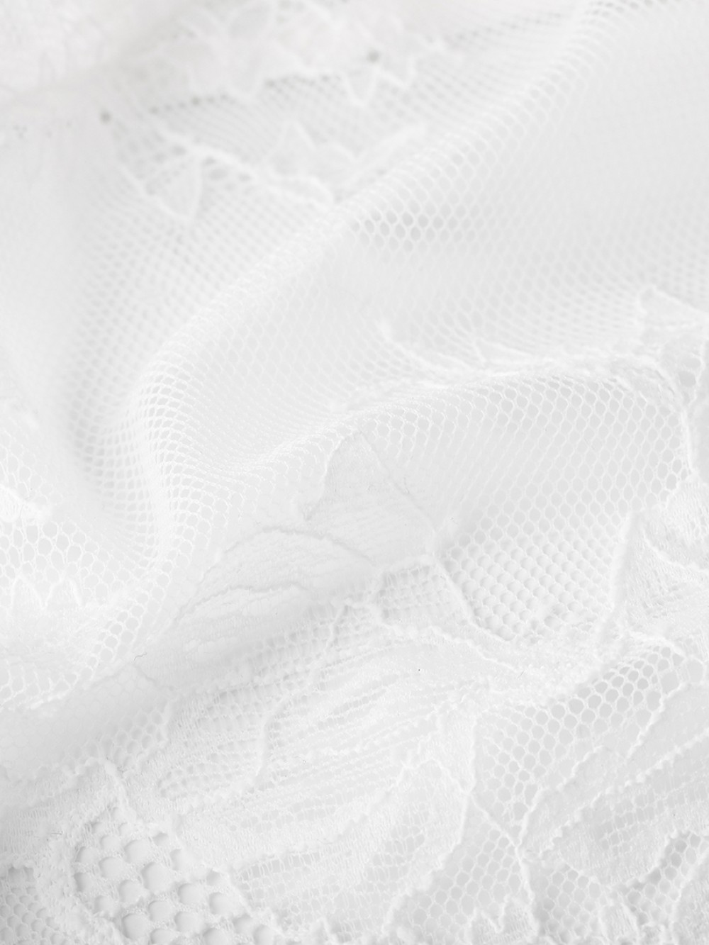 Unlined Underwire Sheer Floral Mesh Bra