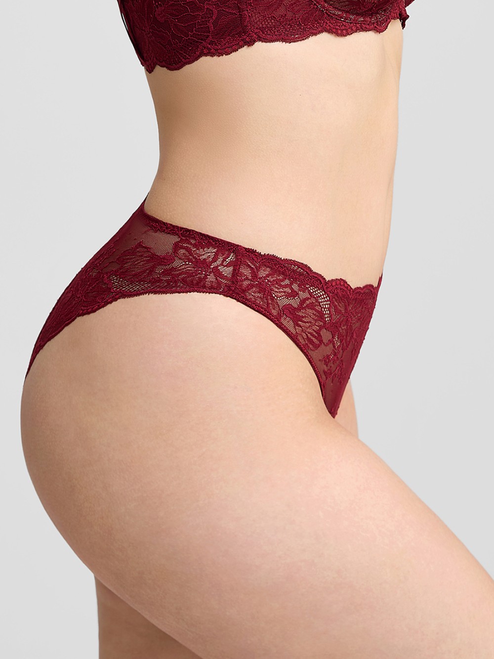 Lace Panties with Antibacterial Cotton Crotch