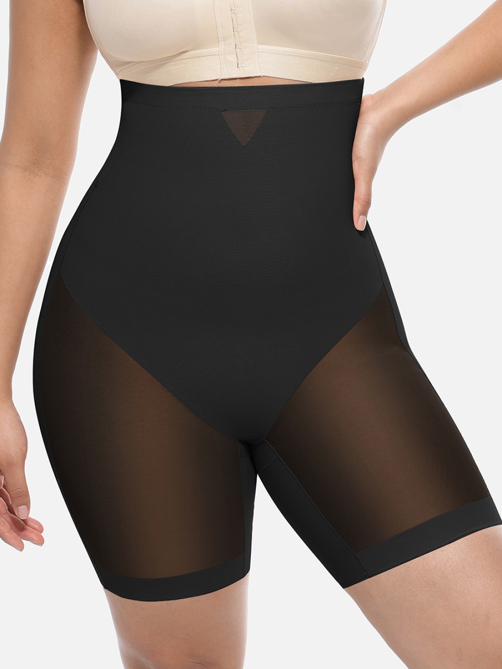 High-Waisted Butt Lift & Slimming Mid-Thigh Shaper Shorts