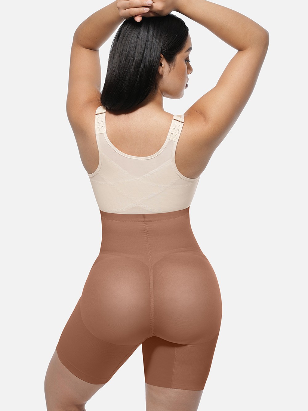 High-Waisted Butt Lift & Slimming Mid-Thigh Shaper Shorts