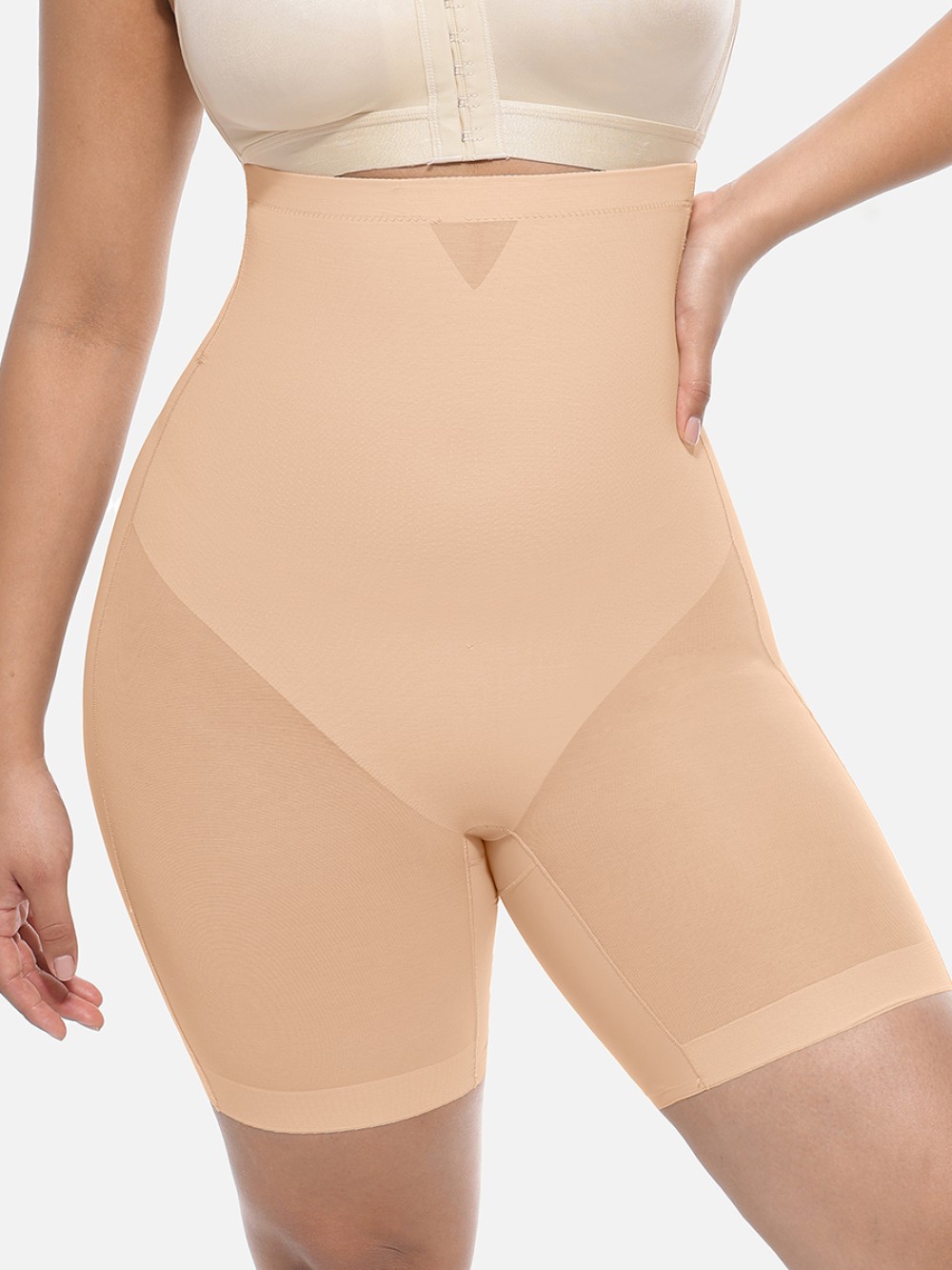 High-Waisted Butt Lift & Slimming Mid-Thigh Shaper Shorts
