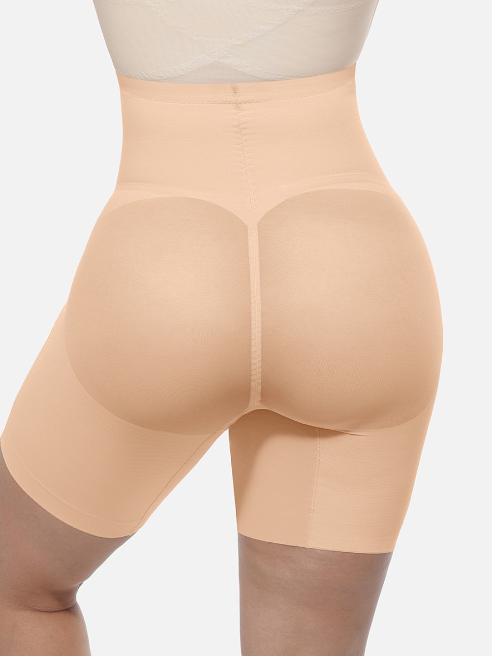 High-Waisted Butt Lift & Slimming Mid-Thigh Shaper Shorts