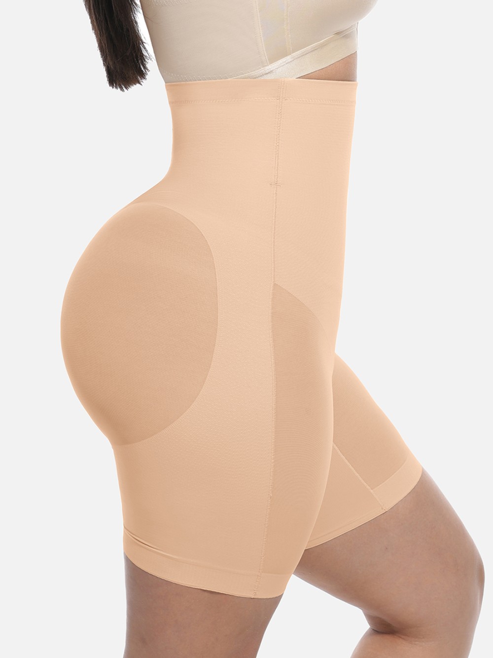 High-Waisted Butt Lift & Slimming Mid-Thigh Shaper Shorts
