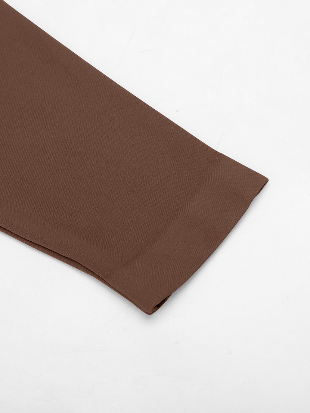 Seamless Long Sleeve Tummy Control Snap Crotch Briefs Bodysuit