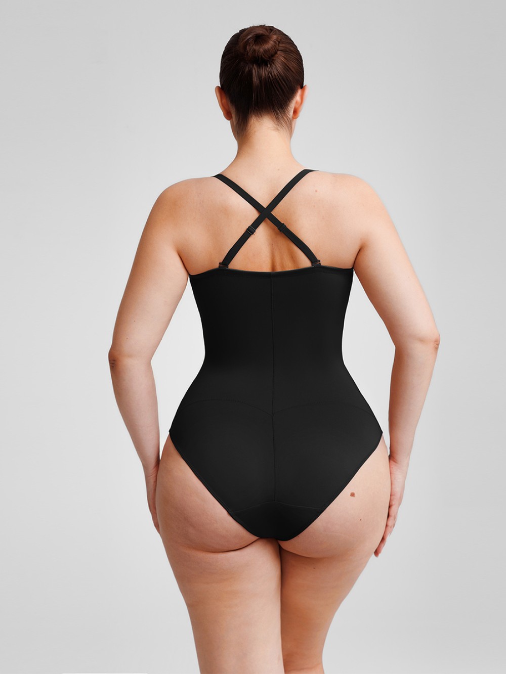 Seamless Underwire Half Cup Waist Control Shapewear Bodysuit