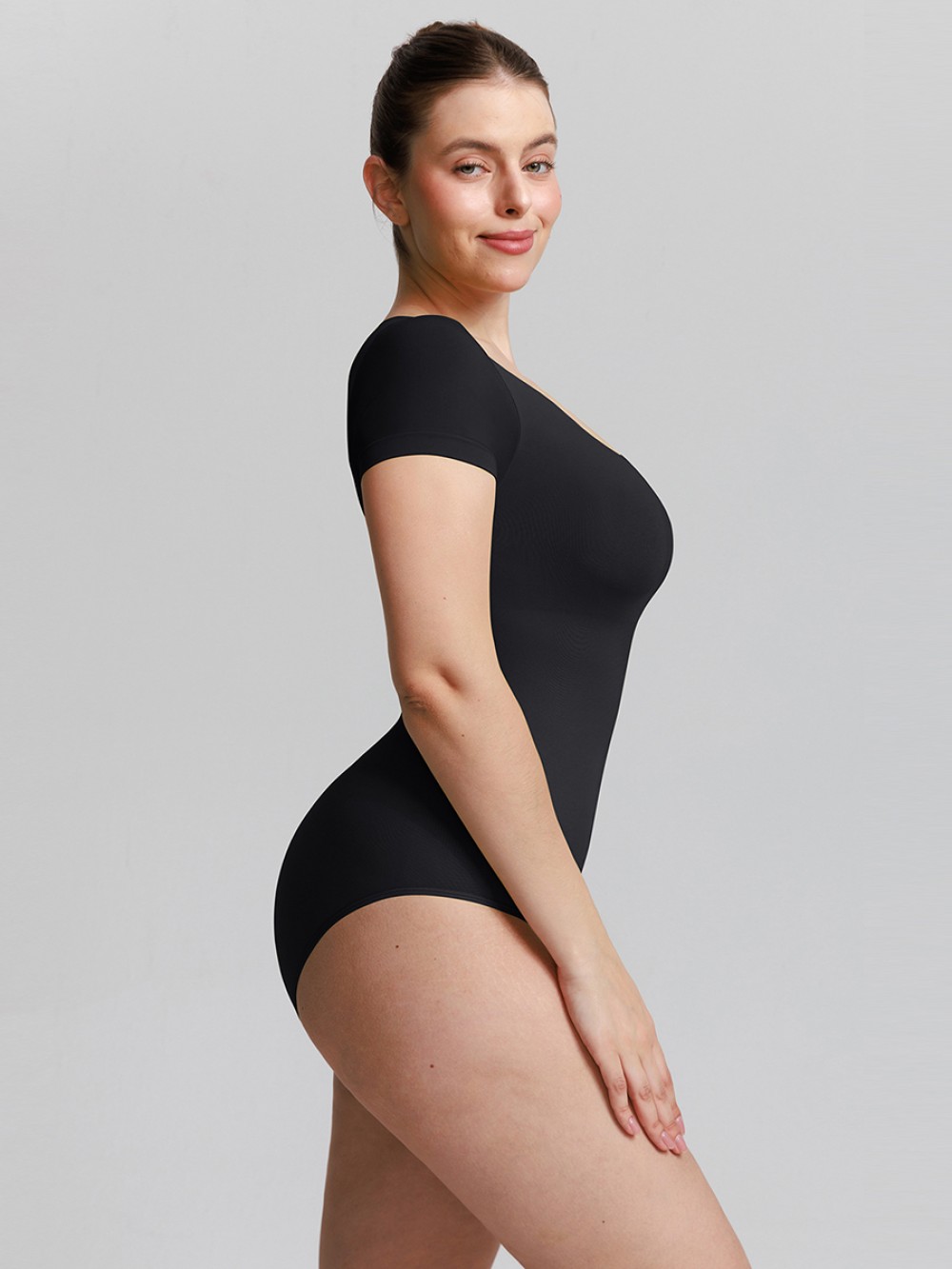 Seamless Scoop Neck Buttery Soft Tummy Control Shapewear Bodysuit