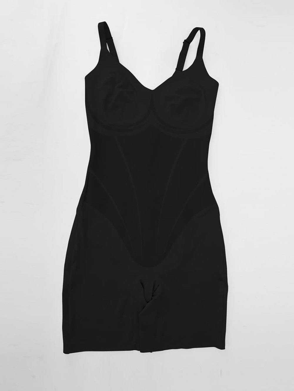 Liquid LYCRA™ Light Control V-Neck Traceless Boyshort Bodysuit