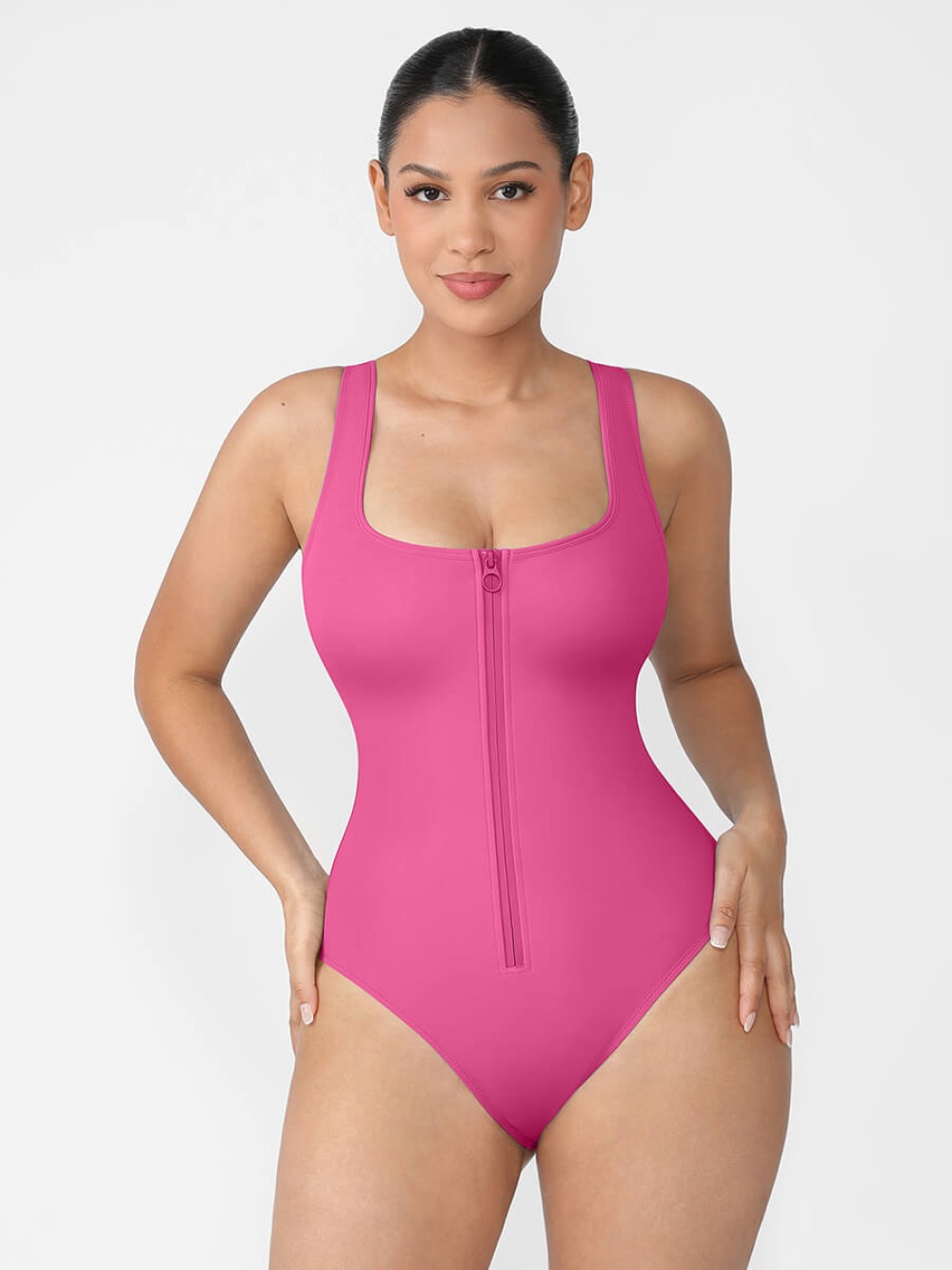Waist Tummy Control Panty One Piece Swimsuit