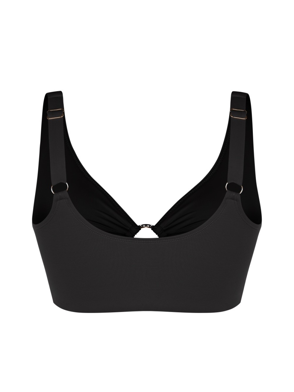 Sexy Keyhole Swimsuit Deep V Bikini Sets Body Shaper Control Panties