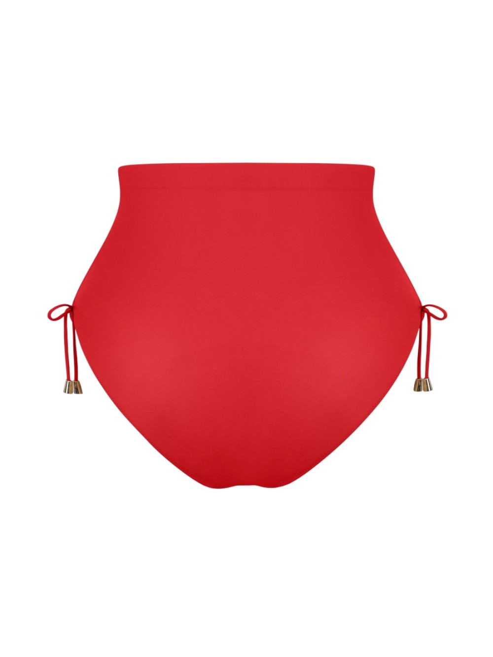 Wide Strap Deep V Metal Ring Swimsuit Built-in Bust Support Side Drawstring Bottoms