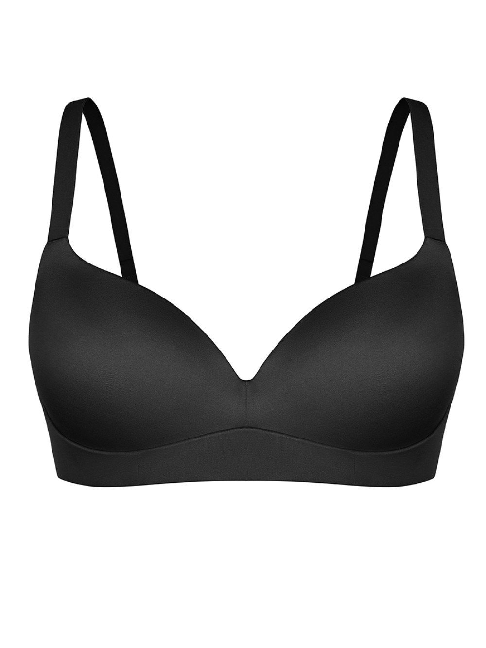 Wireless Push Up Demi Coverage T-Shirt Bra